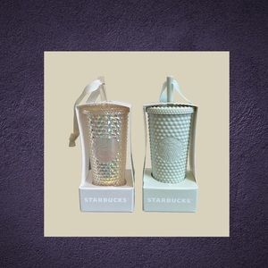 💚New💚 STARBUCKS Japan Exclusive Bling Studded Cold Cups Ornaments